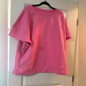 ⭐️ 5 For $25 SHEIN Hot Pink Lounge Shirt (2XL)